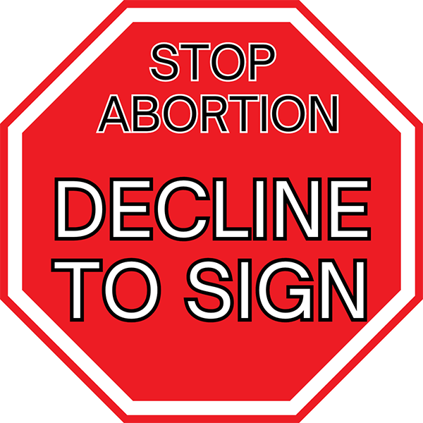 Decline to Sign