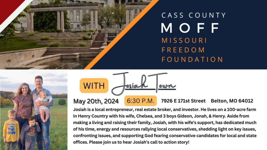 Cass County MOFF May 20th