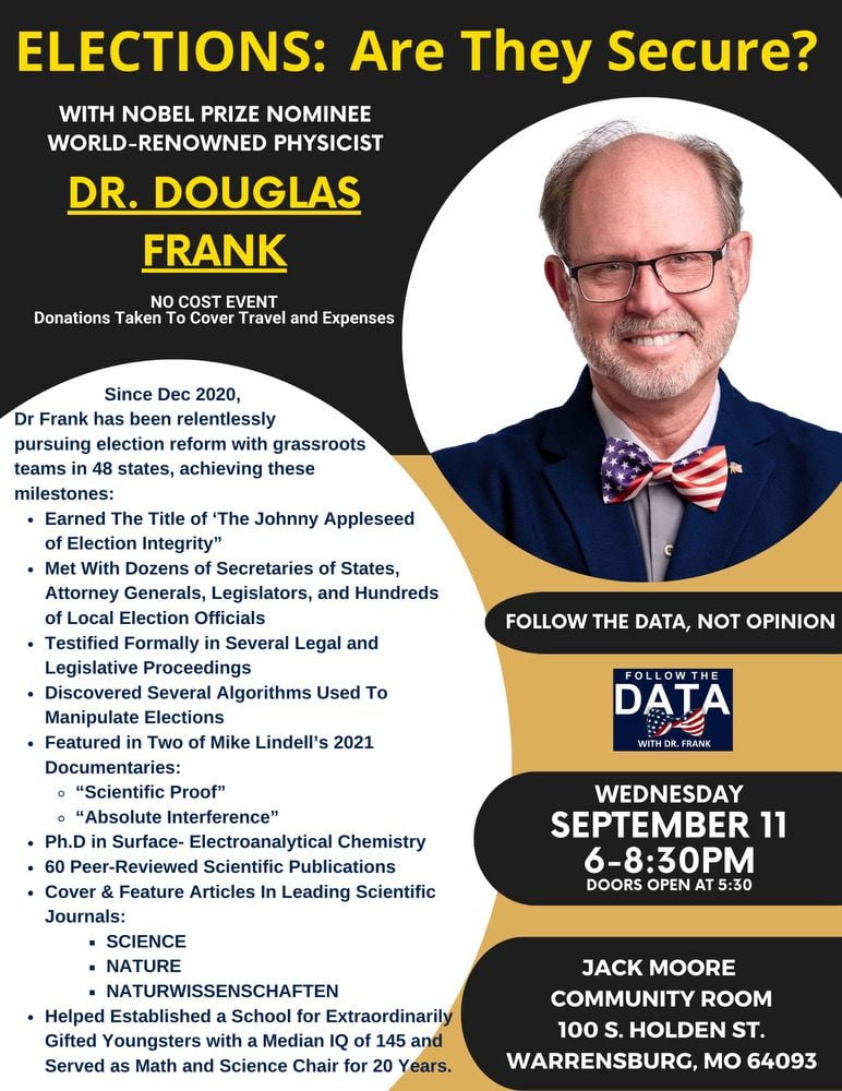 Dr. Frank Sept 11th.